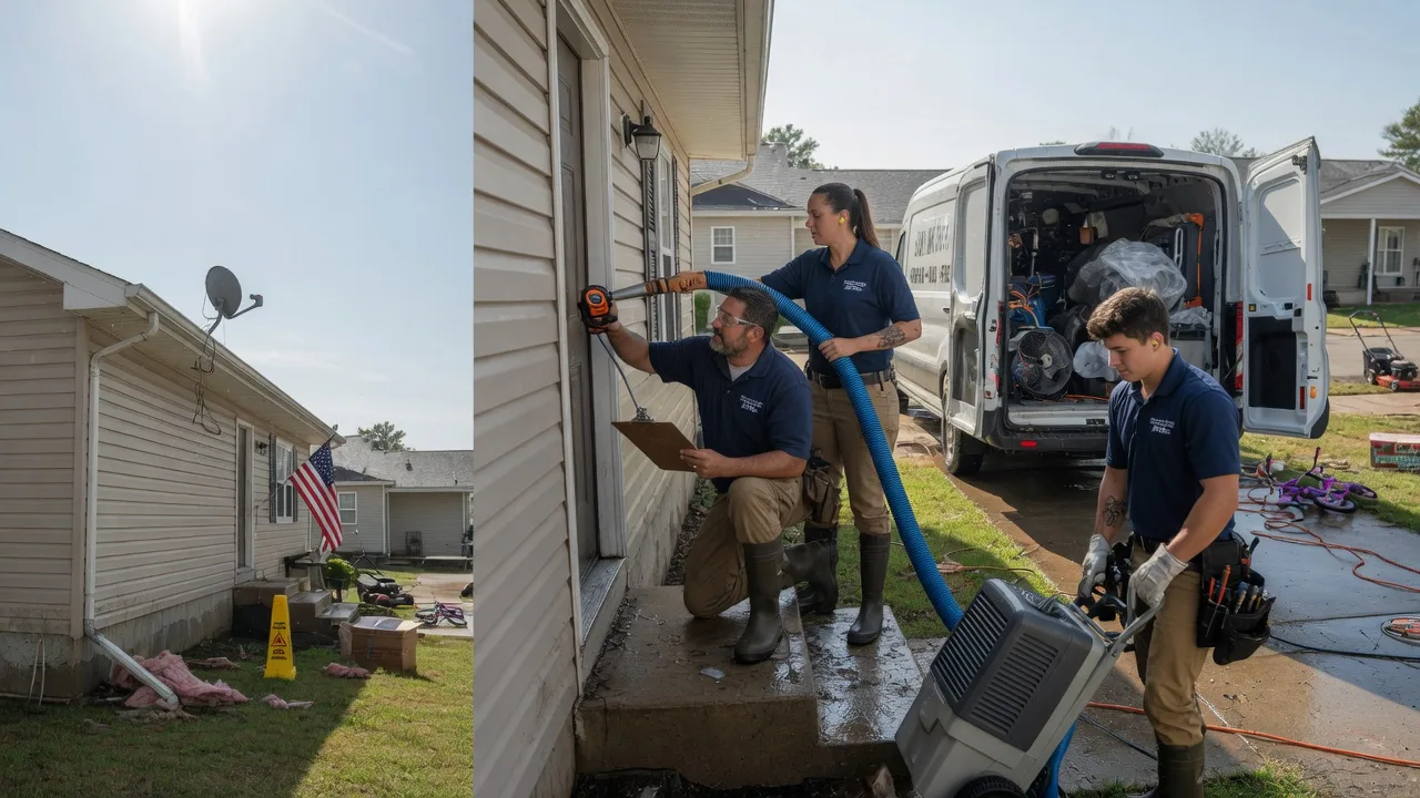 Ceiling Water Damage Restoration in Hayesville, IA near me